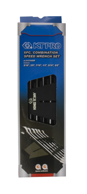 Combination speed wrench set