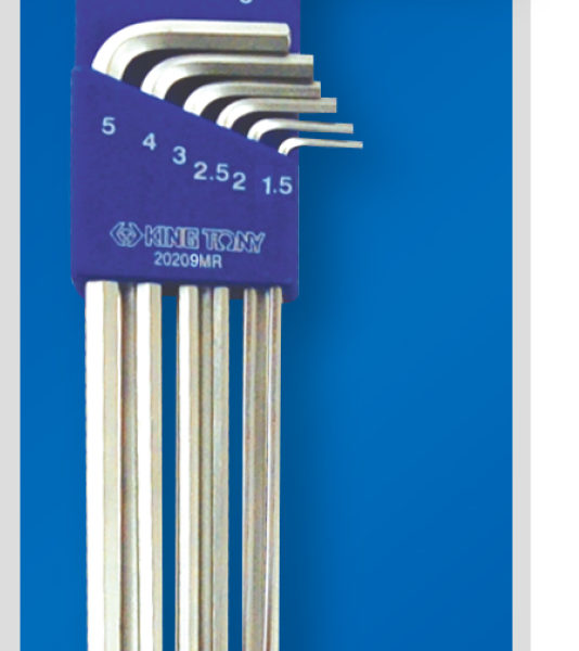 9PC EXTRA LONG HEX KEY SET 1.5 KT PRO